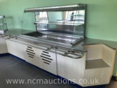 Canteen Counter with Integrated Moffat Cooler