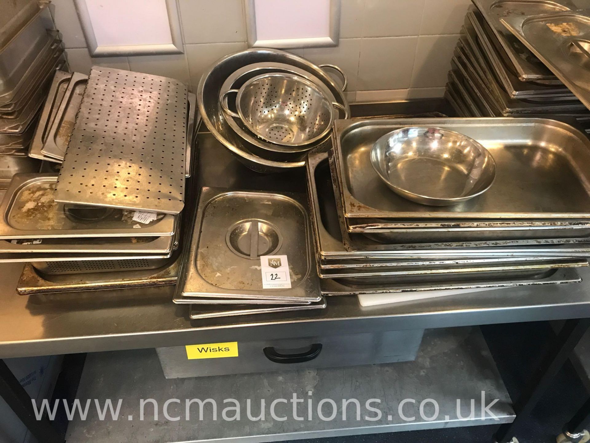 Selection of Stainless Steel Catering Pan & Trays - Image 2 of 2