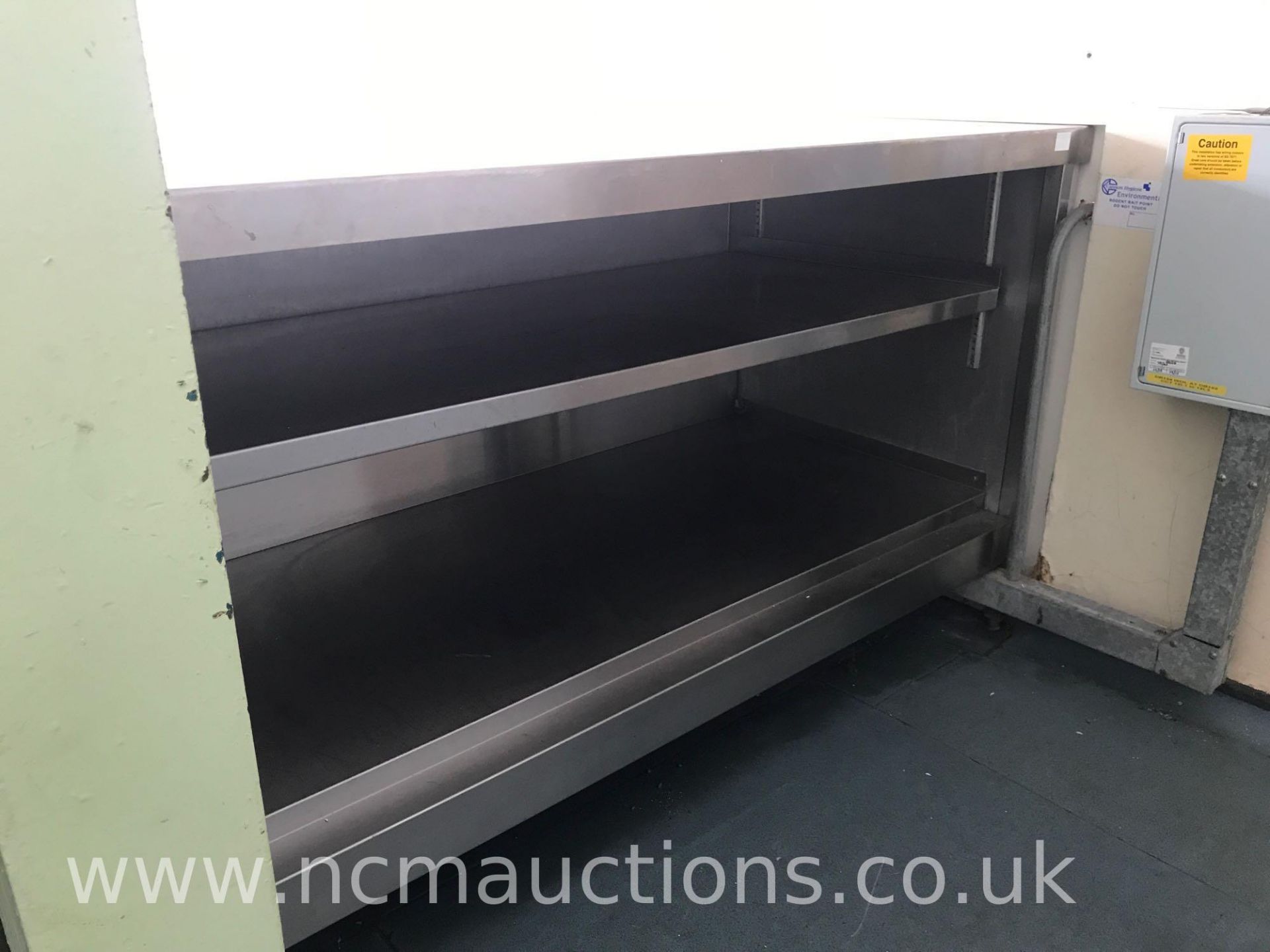 Stainless Steel Serving Counter with Shelving - Image 3 of 3