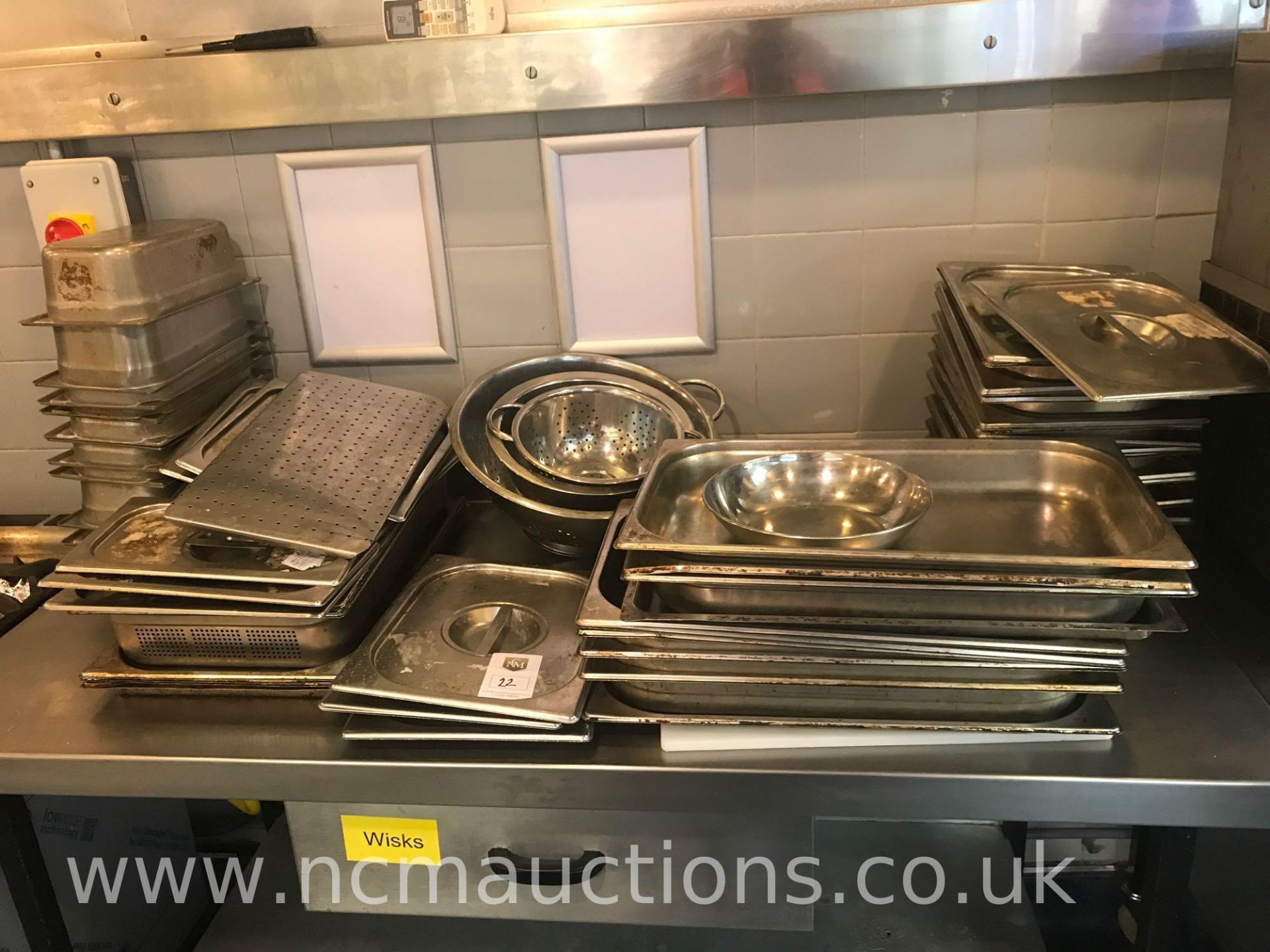 Selection of Stainless Steel Catering Pan & Trays