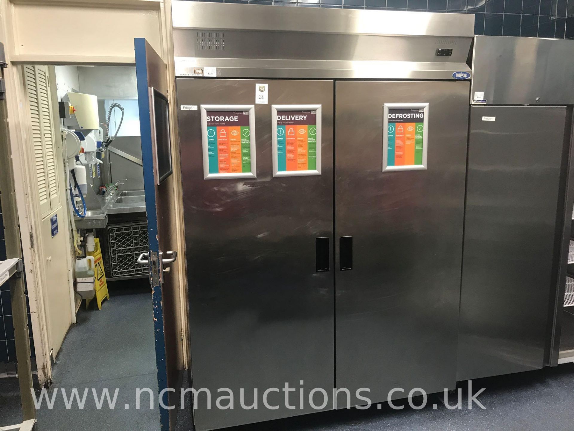 MPS2 Door Stainless Steel Fridge