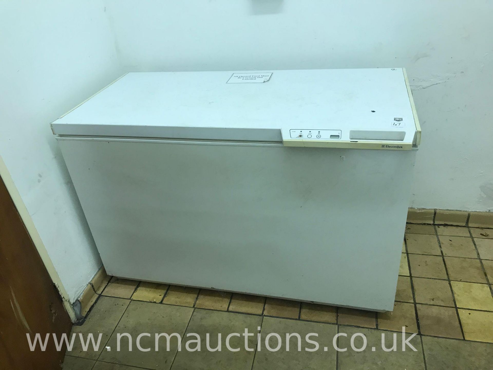 Large Electrolux chest freezer