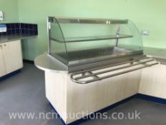 Canteen Counter with Integrated Moffat Cooler