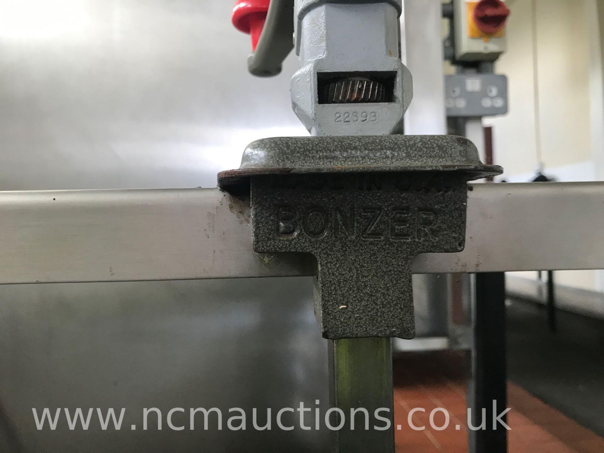 Stainless Steel Countertop & Industrial Tin Opener - Image 3 of 3