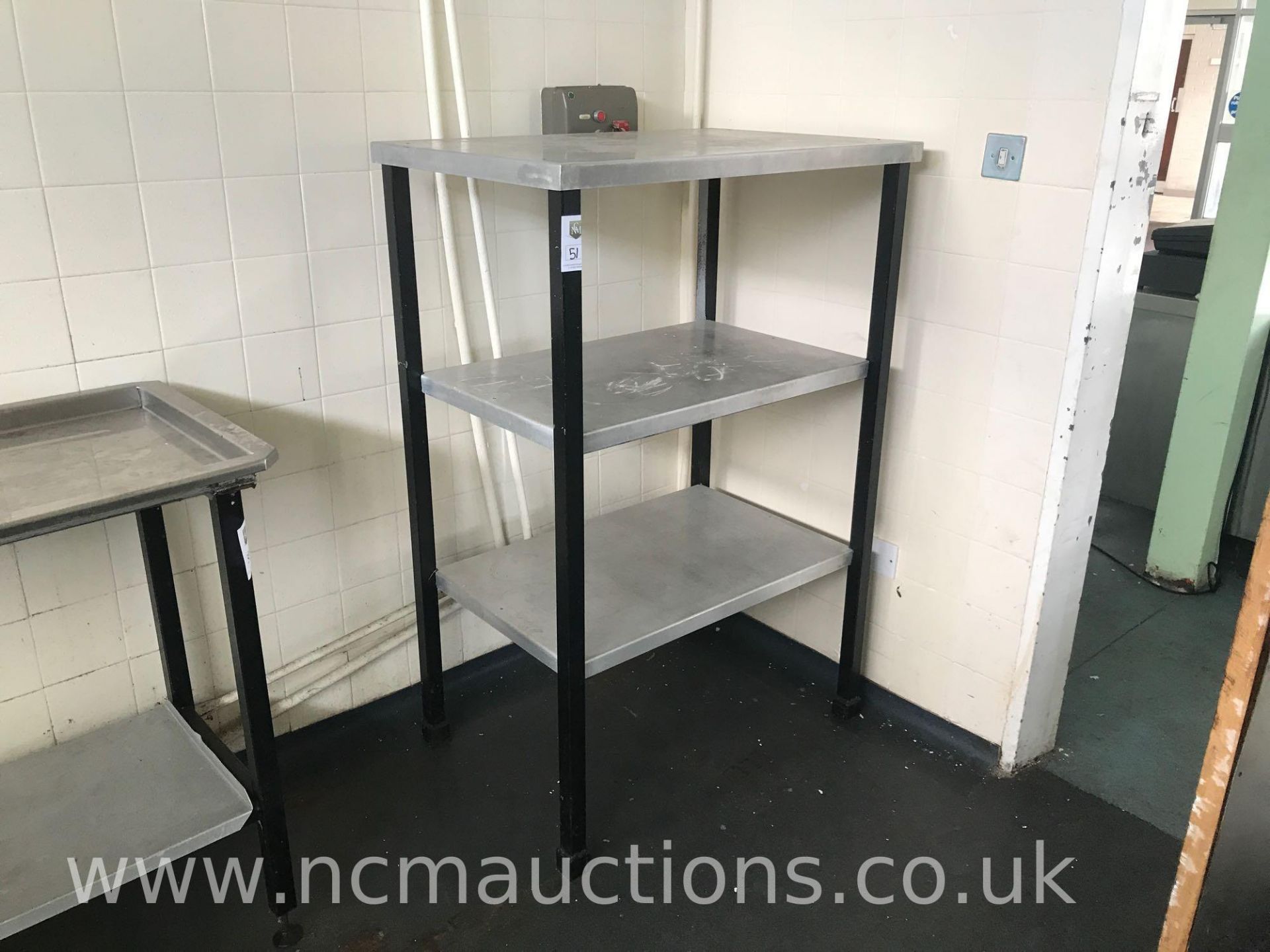 Three Tier Stainless Steel Rack