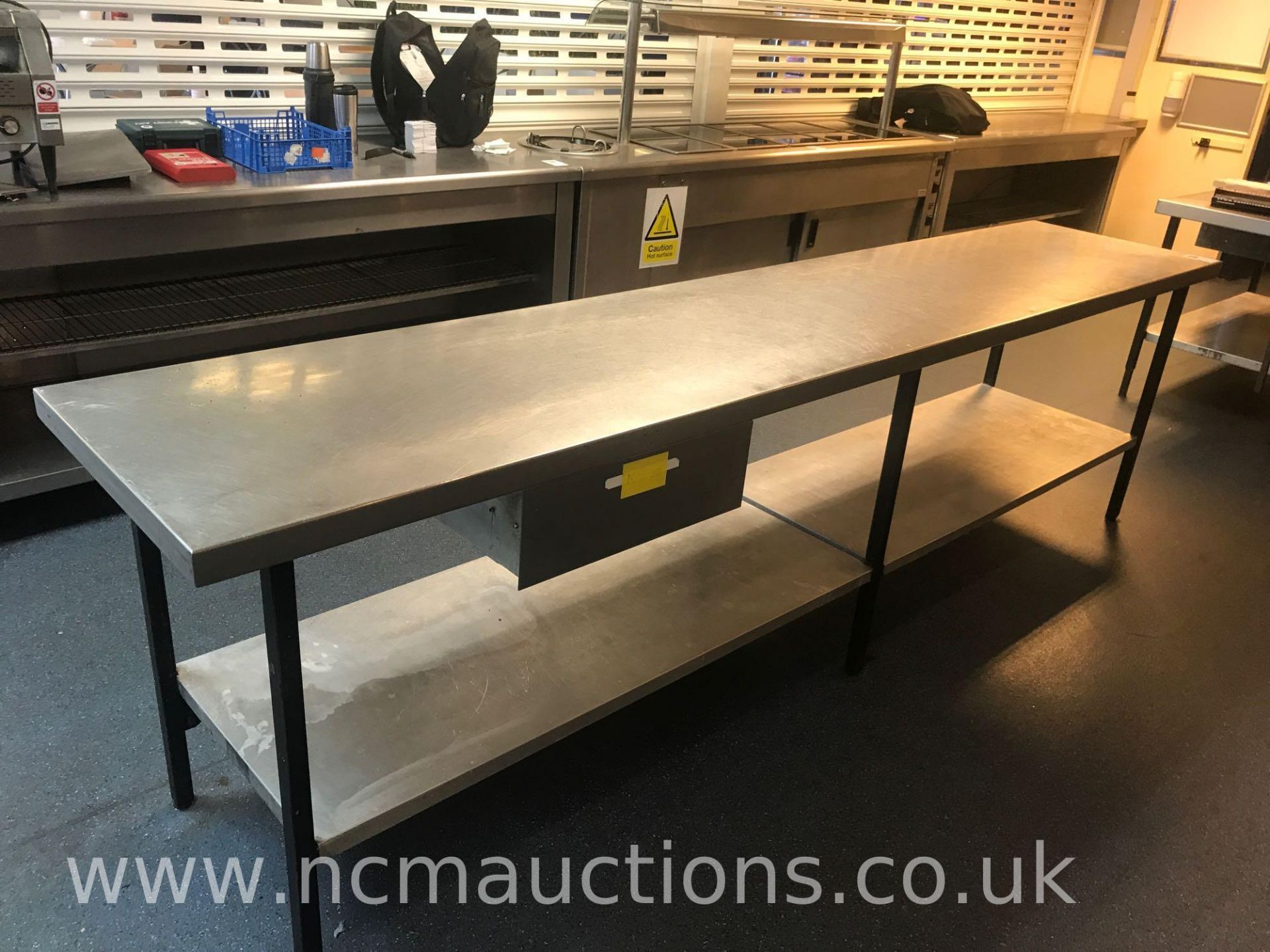 Stainless Steel Kitchen Counter & Draw