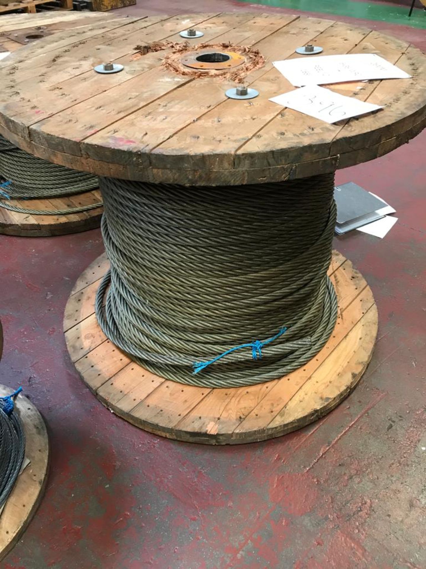13MM DIA WIRE ROPE ON DRUM CIRCA 300M