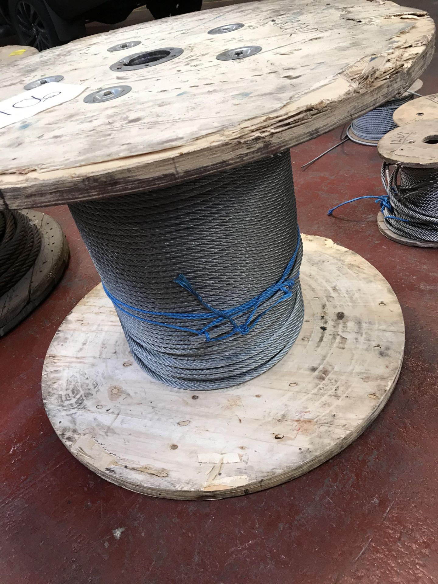 APPROX 13MM DIA WIRE ROPE ON DRUM CIRCA 300M