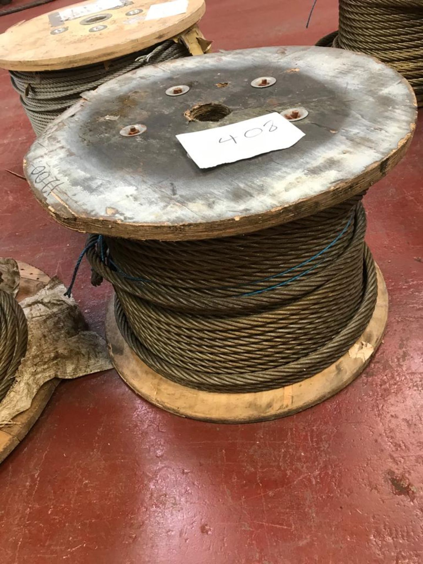 APPROX 28MM DIA DIA WIRE ROPE ON DRUM CIRCA 300M