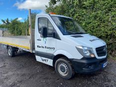 Mercedes Sprinter 313cdi Flat Bed Drop Side Pick Up 2015