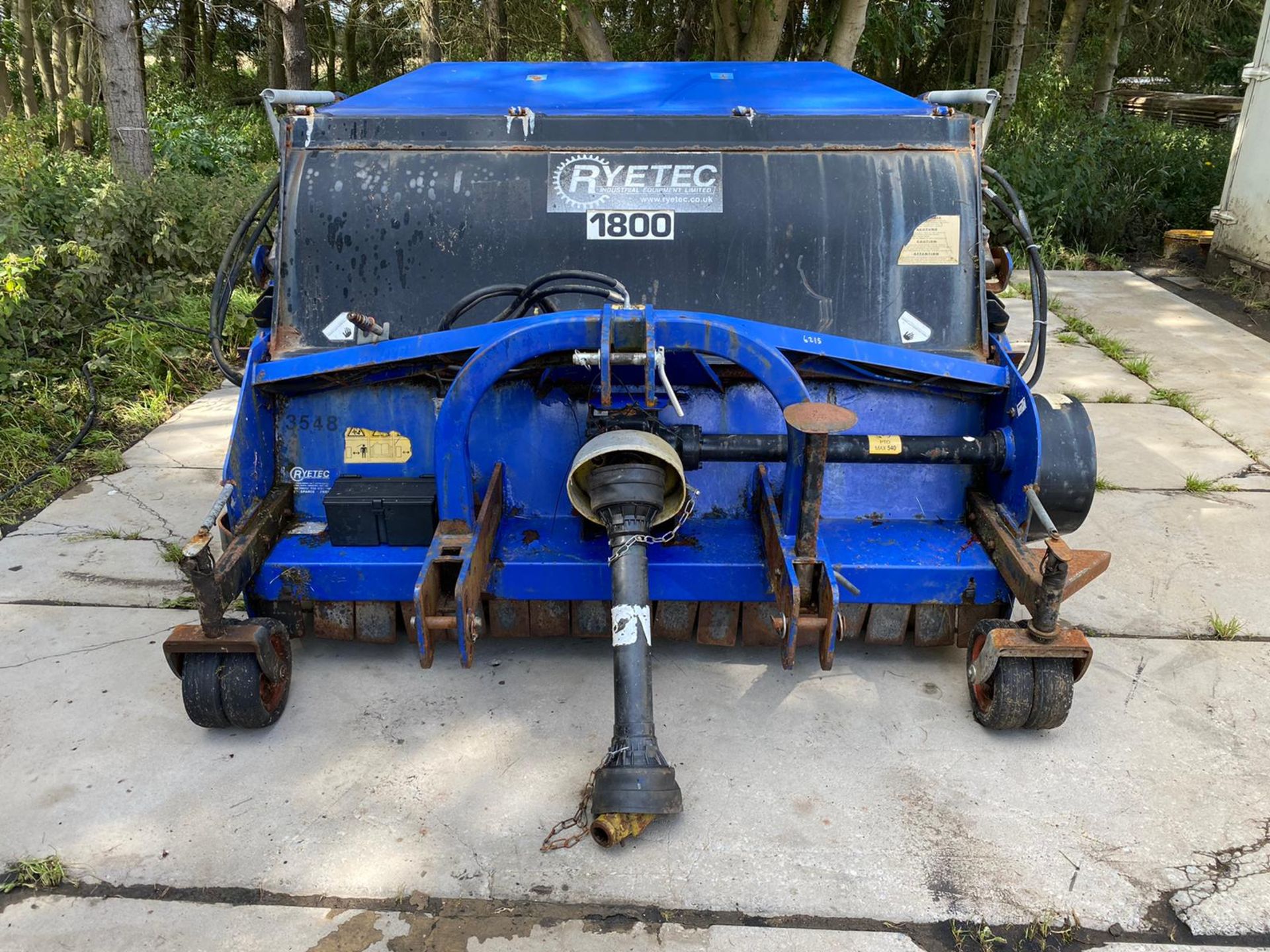 Ryetec C1800CH Flail Mower Collector