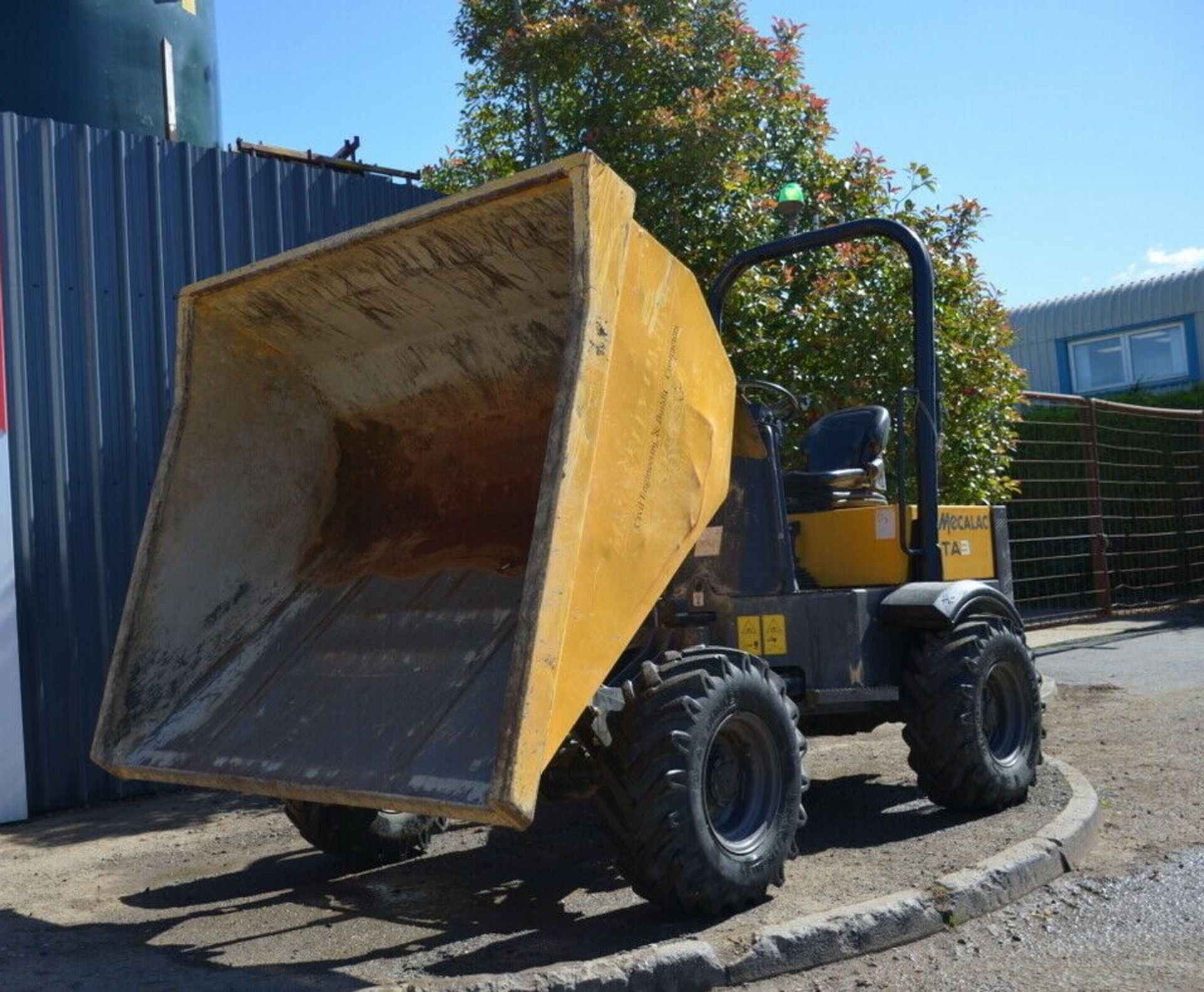 Mecalac TA3 Striaght Tip Dumper 2018 4x4 - Image 11 of 11