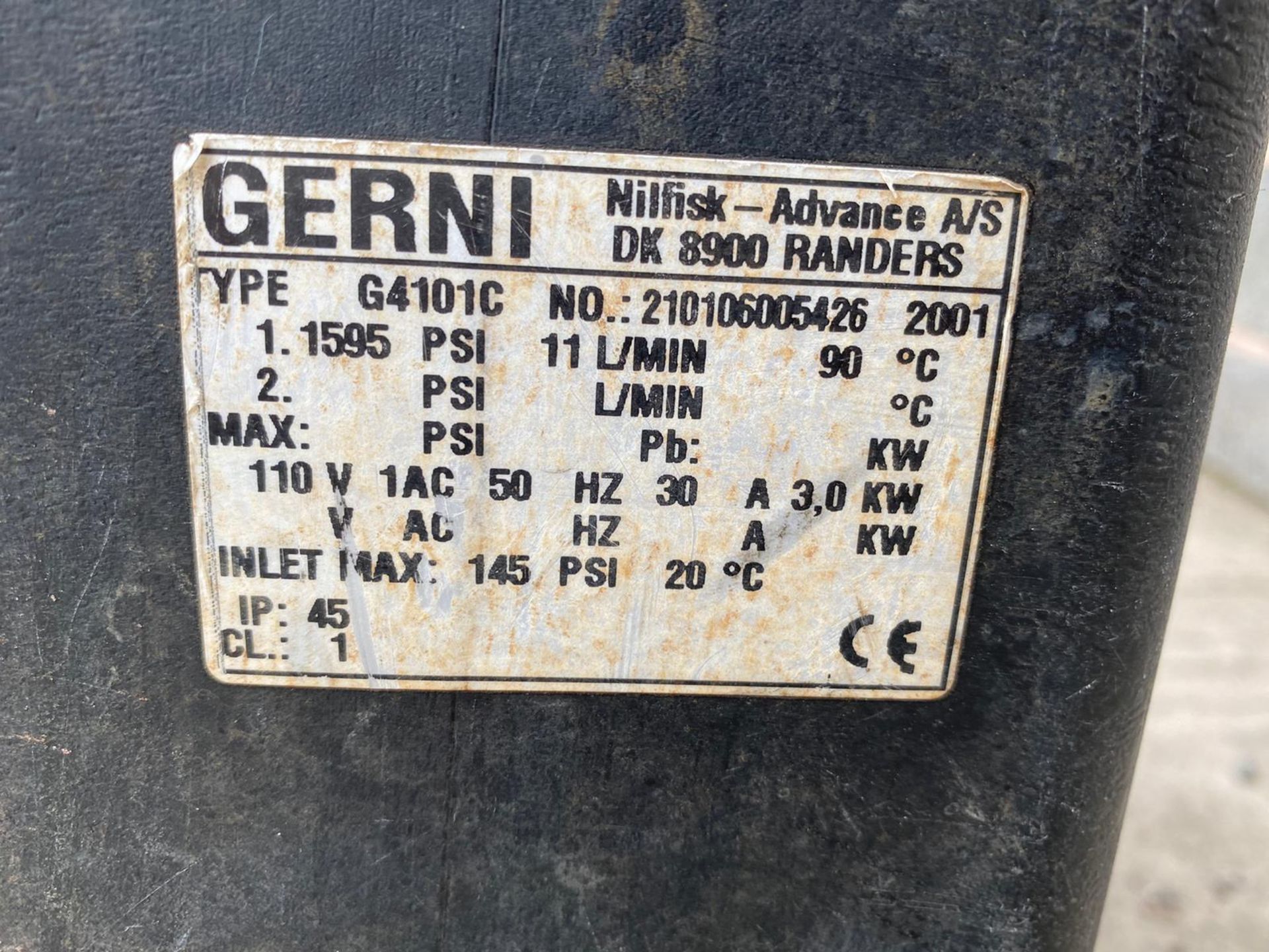 Gerni 410C Diesel Pressure Washer Steam Cleaner - Image 3 of 4