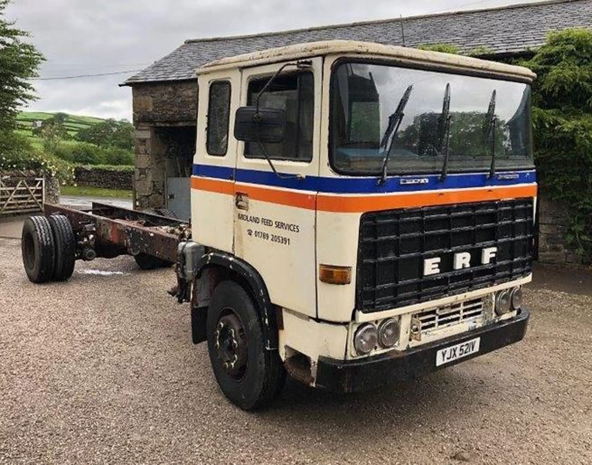 1979 ERF B Series 4x2 Rigid Chassis Cab Lorry NO VAT