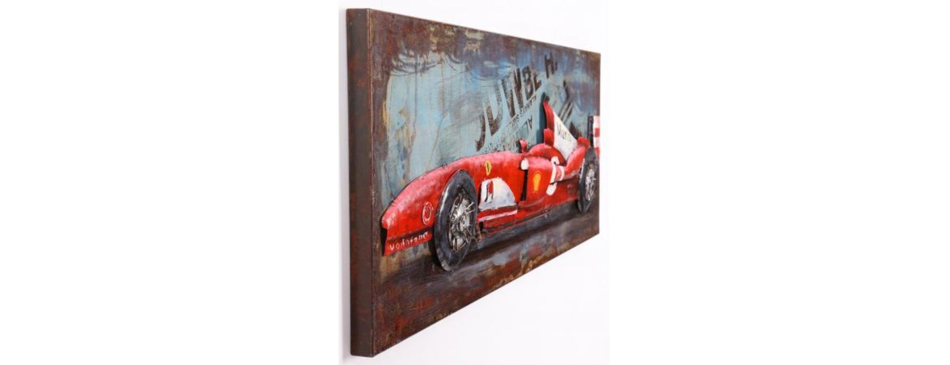 3D Metal Ferrari F1 Painting - Image 3 of 9