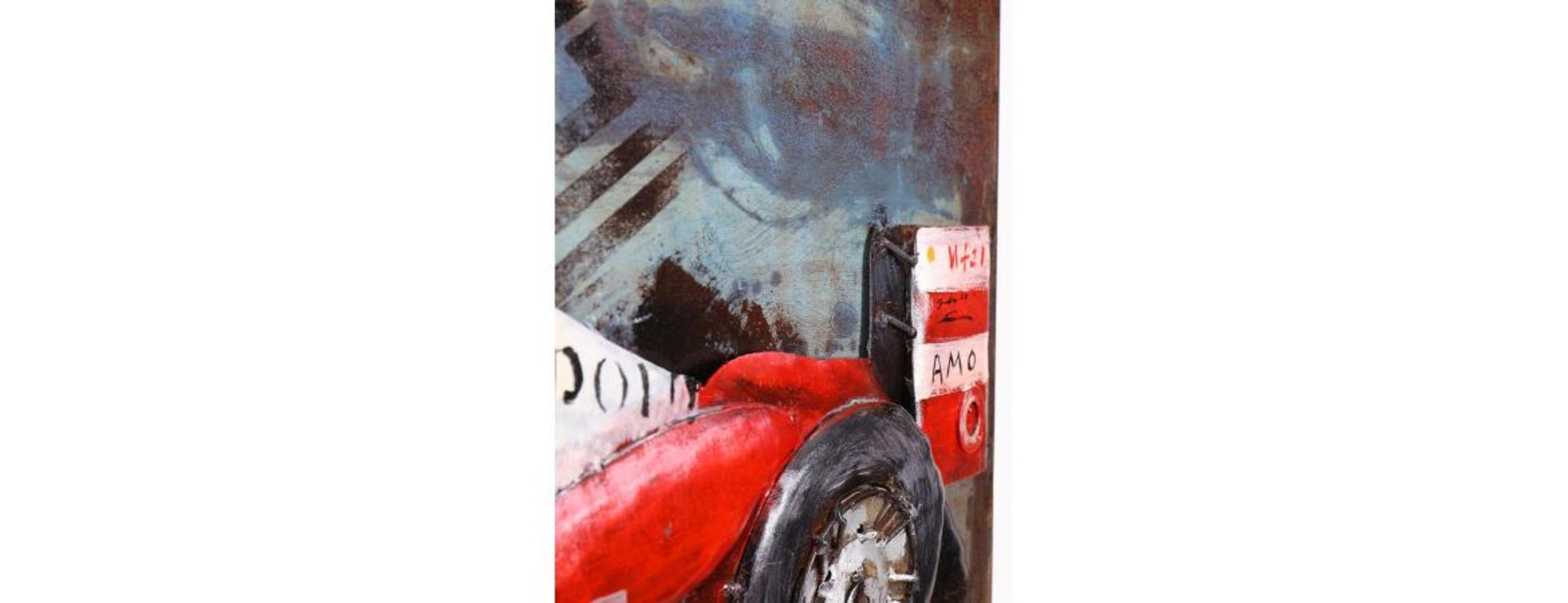 3D Metal Ferrari F1 Painting - Image 6 of 9