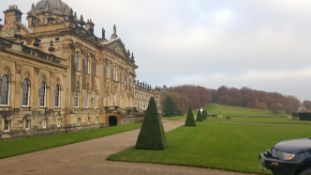 1 Pair of Artificial boxwood topiary pyramids - 2.4 m high and 1.2 x 1.2m base