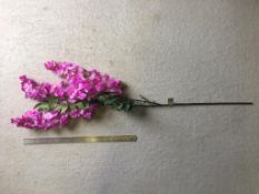 10 x Artificial Wisteria stem - Dark pink - used but in good condition