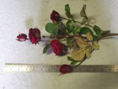 10 x Artificial Rose spray - Red Velvet - Used once - good condition