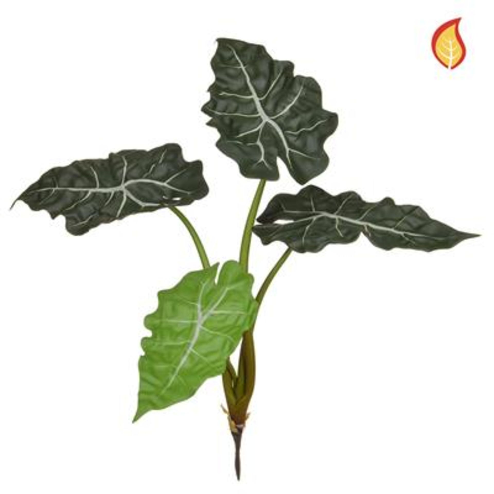 3 x Artificial Alocasia plant FR - Unused - Image 2 of 2