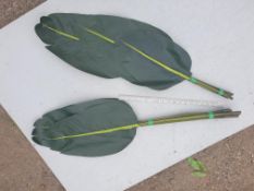 5 Artificial Banana leaves