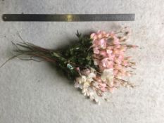 25 x Artificial Larkspur stems - Pale pink - used