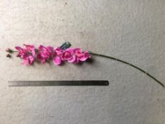 6 x Artificial Phalanopsis stem - Pink - New and unused