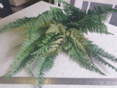 3 x Plastic Ferns - Not used