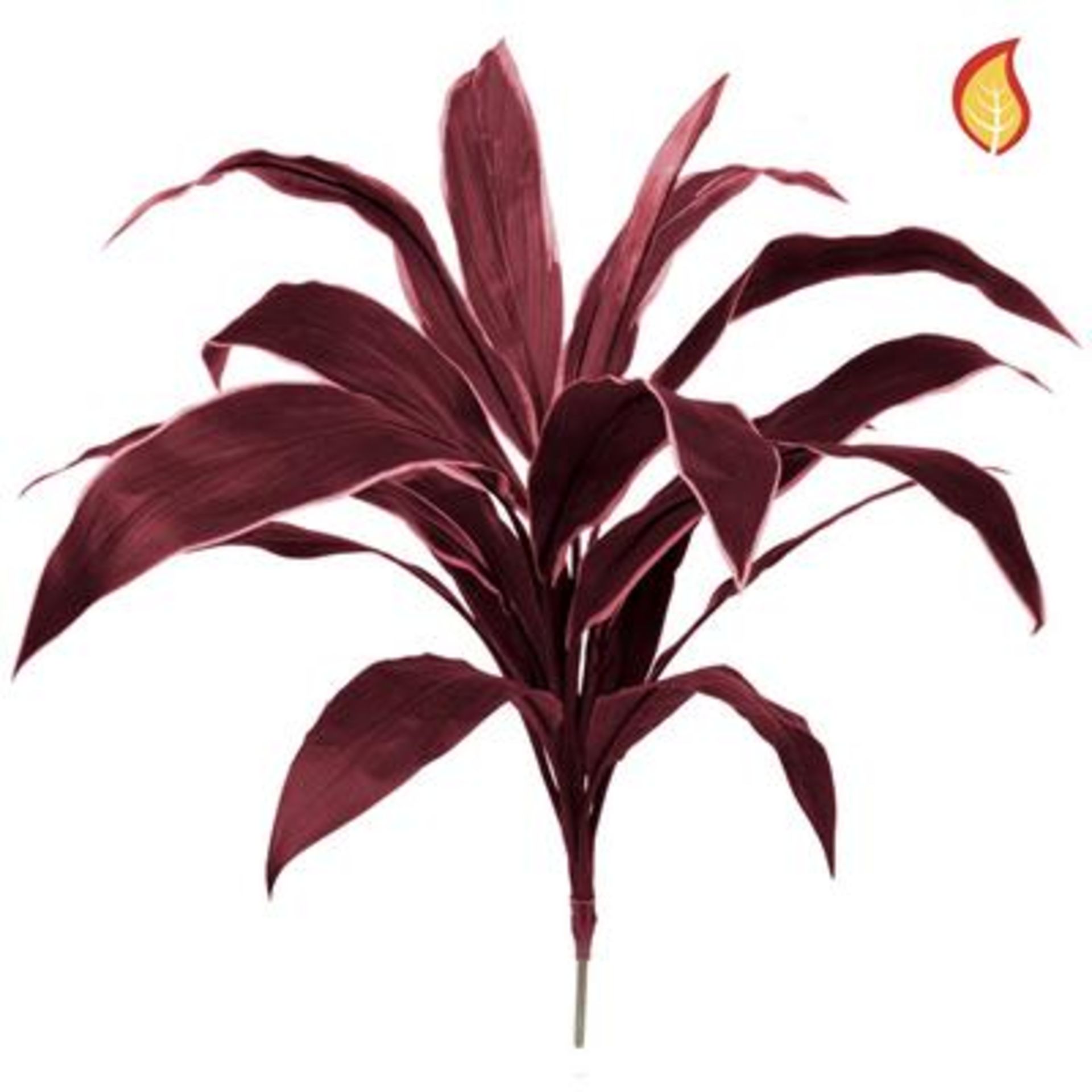 6 x Artificial Draceana plant Red FR - Unused - Image 2 of 2