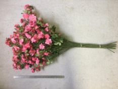 20 x Artificial Rose spray - Dark pink - Used but in very good condition