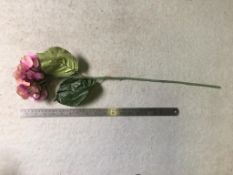 20 x Artificial Hydrangea stem - pink / purple flowers - unused