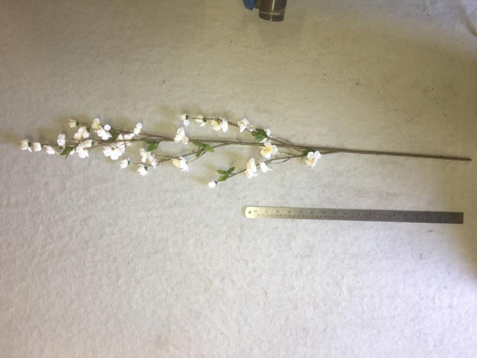 30 x Artificial White Blossom stem - used but in very good condition