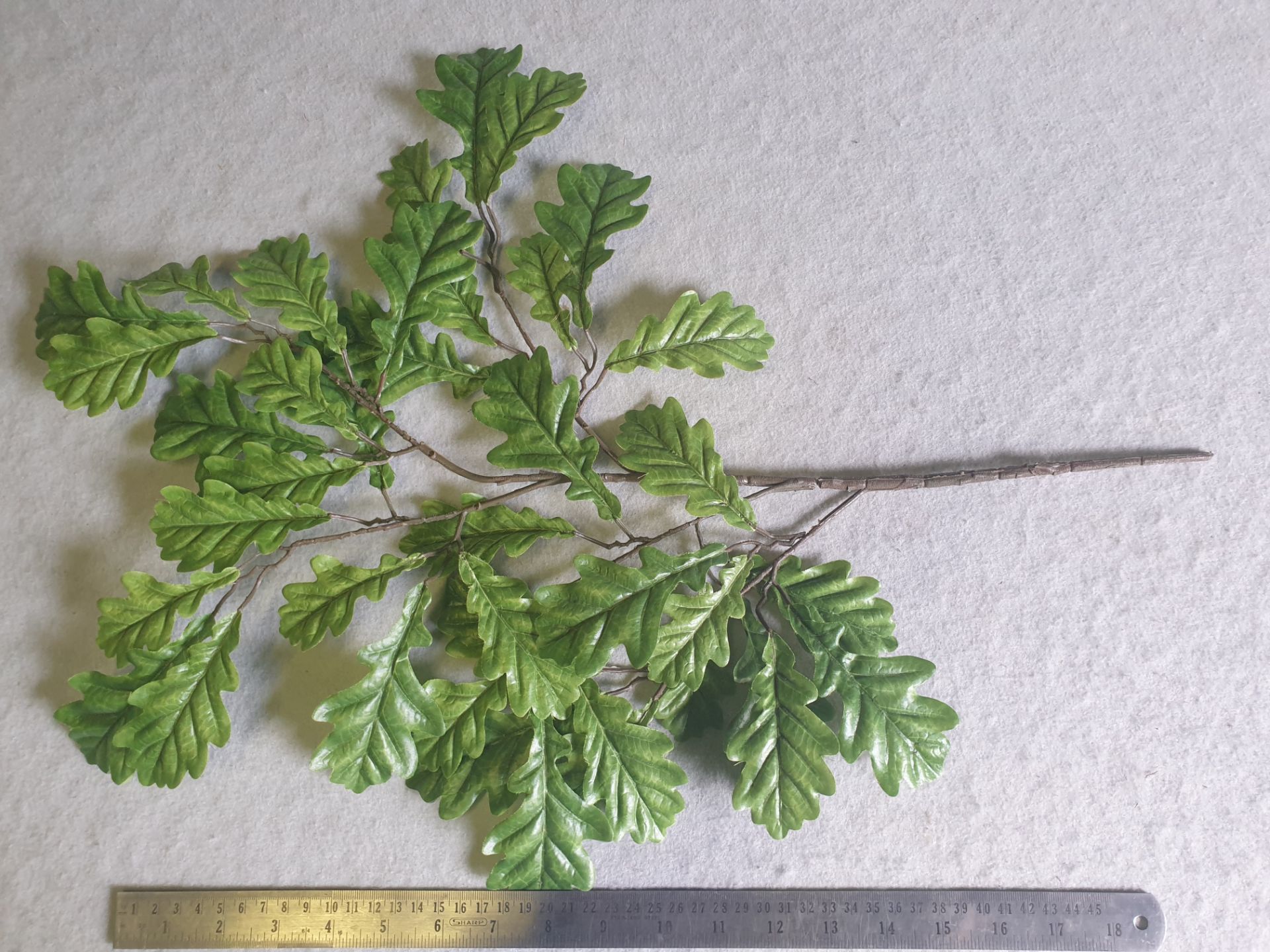 65 x Artificial Oak foliage spray - Used but in excellent condition