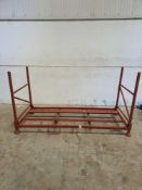 Tyre stillage. H,120cm x l,228cm x w,100cm