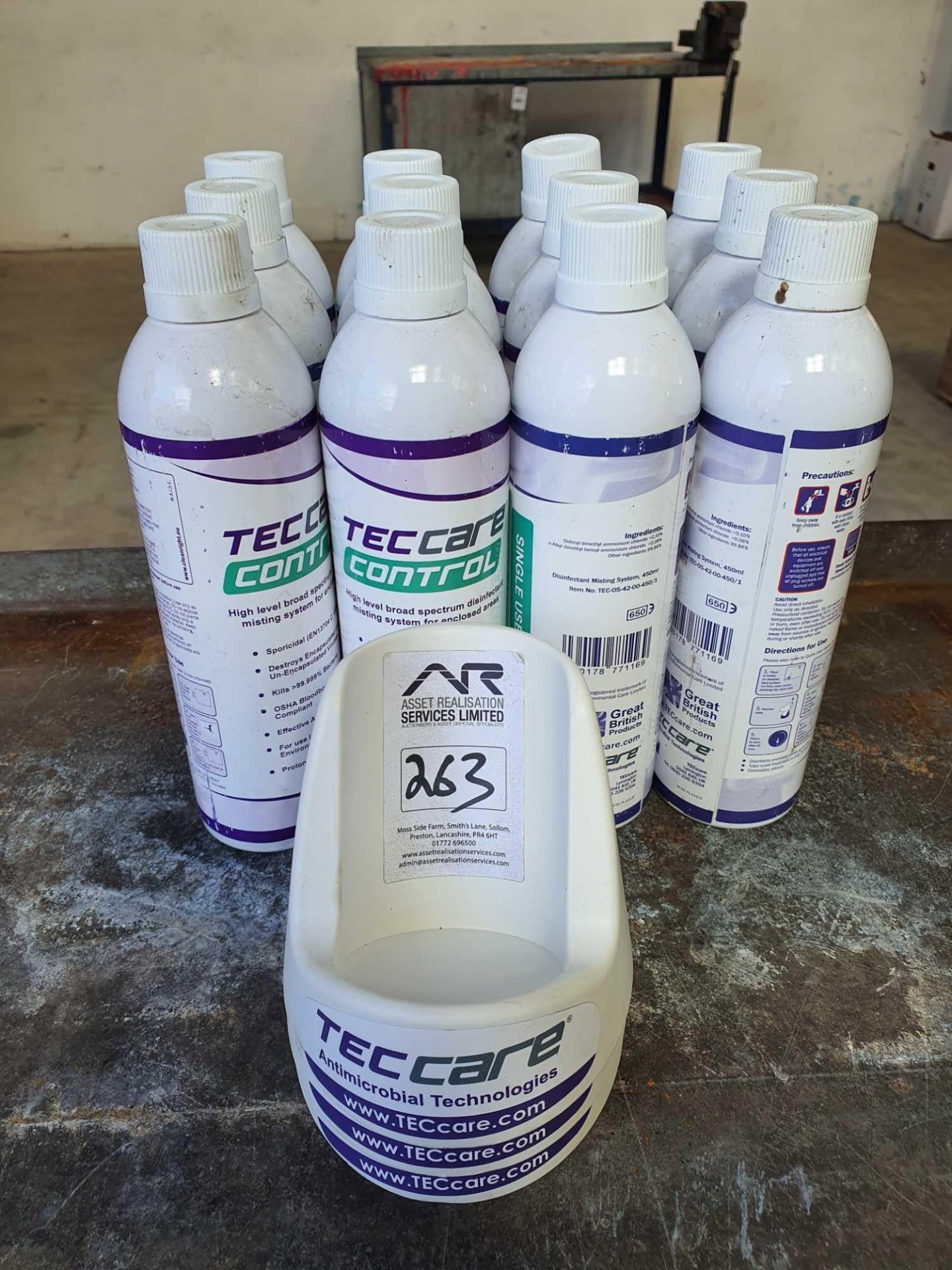 Teccare control disinfectant misting system x 12