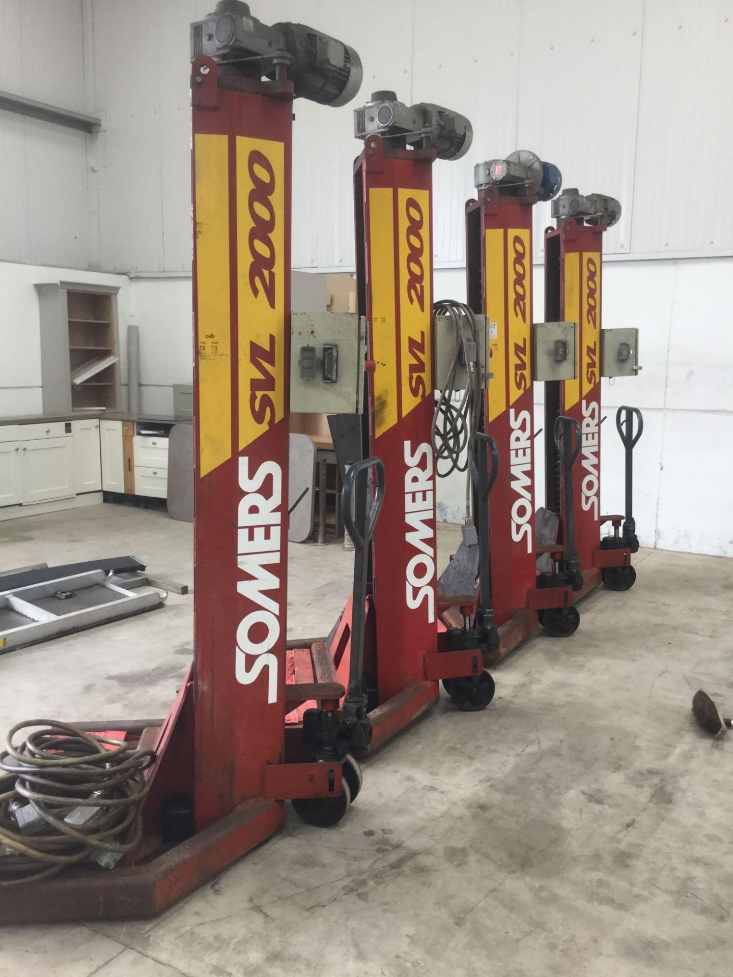 Somers svl 2000 mobile vehicle lift and axle stands - Image 12 of 16