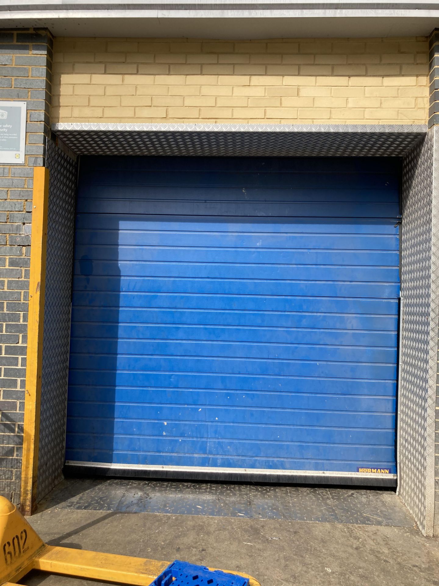 Hormann Sectional Open and Over Loading Bay Access Door
