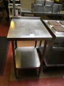 Stainless Steel Preparation Table