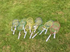 16 x short form badminton racquets