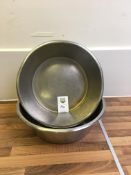 2 x Stainless Steel Mixing Bowls