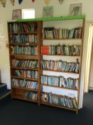 2 x bookcases, 925x2050mm h