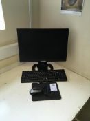 Hyundai P90WV monitor, V7 keyboard, V7 mouse, mouse mat