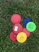 7 x soft touch discus, various weights as lotted