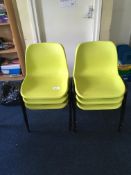 6 x stacking chairs