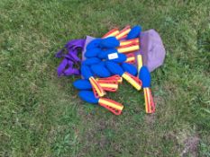 Set of soft play lawn darts with carry bag, 12approx. as lotted