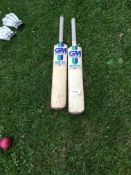 2 x Gun & Moore Skipper cricket bats