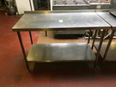 Stainless Steel Preparation Table