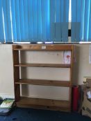 Pine Bookcase, 920x10150mm h