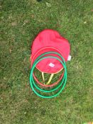 3 x hula hoops with carry case
