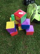 8 x soft play cubes